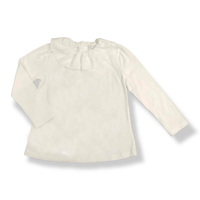 t.shirt jersey con colletto basica bambina - Kid's Company - abiti per bambini