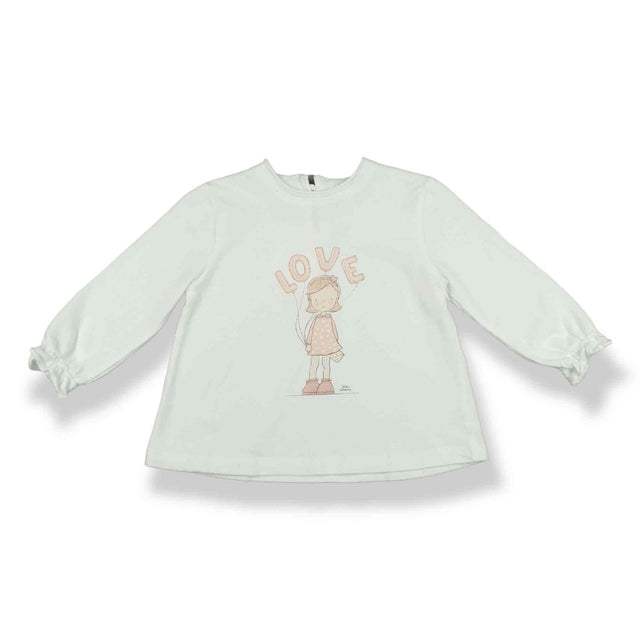 t.shirt jersey bambina love neonata e baby - Kid's Company - children clothes