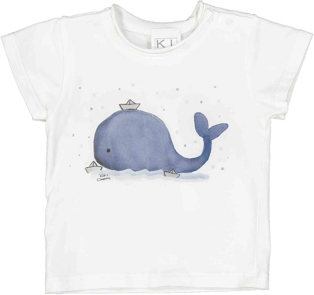 t.shirt stampa balena neonato e baby - Kid's Company - abbigliamento bimbi