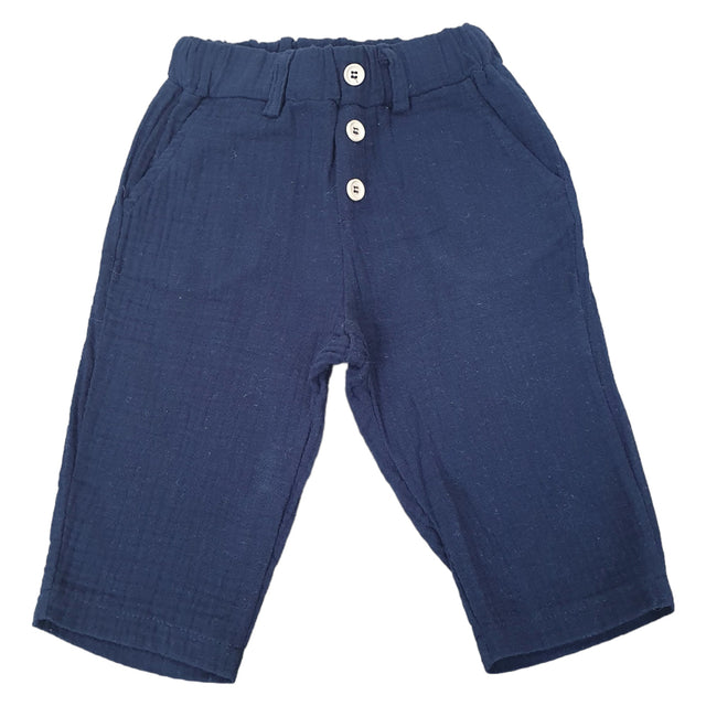 pantalone doppia garza neonato e baby - Kid's Company - abbigliamento bimbi