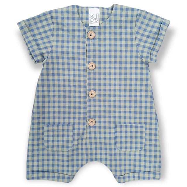 tutina a quadretti neonato e baby - Kid's Company - children clothes