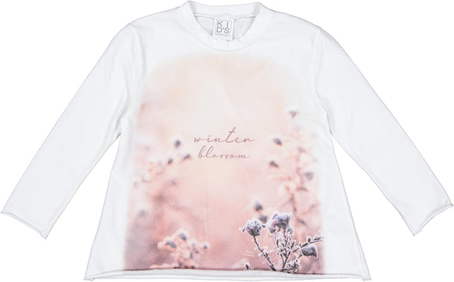 t-shirt winter blossom bambina - Kid's Company - abbigliameto neonato e bambino