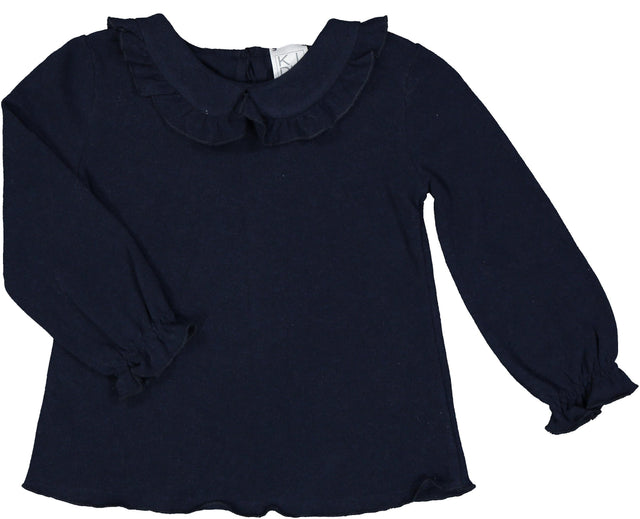maglia caldo cotone colletto bambina - Kid's Company - abbigliamento bimbo