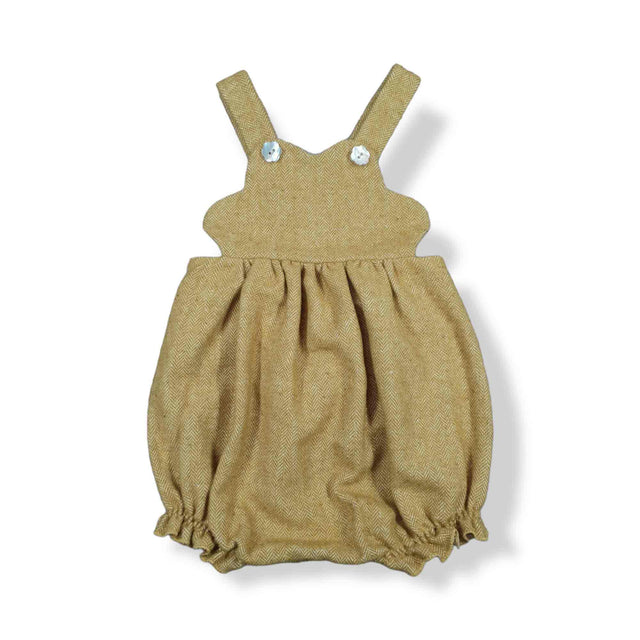 culotte con bretelle spigato neonata e baby - Kid's Company - abbigliamento bimbi