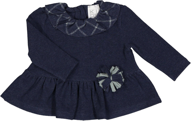 blusa colletto a quadri neonata e baby - Kid's Company - abbigliamento bimbi