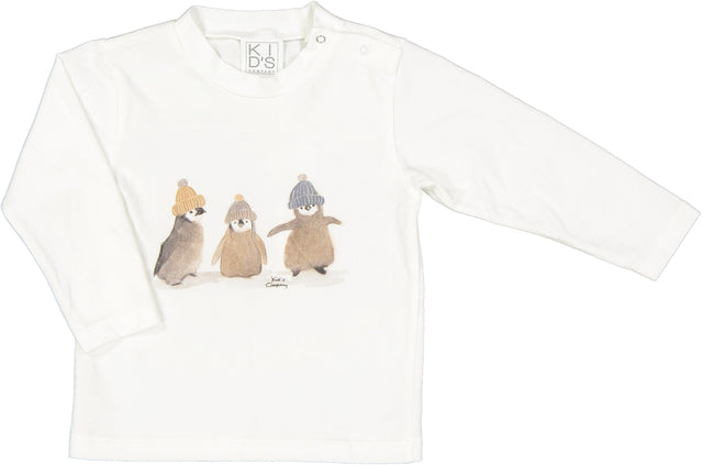 t.shirt pinguini neonato e baby - Kid's Company - abbigliamento bimbi