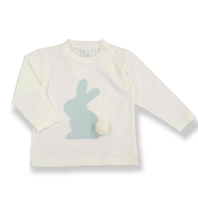 t.shirt bimbo coniglio applicato neonato e baby - Kid's Company - abiti per bambini