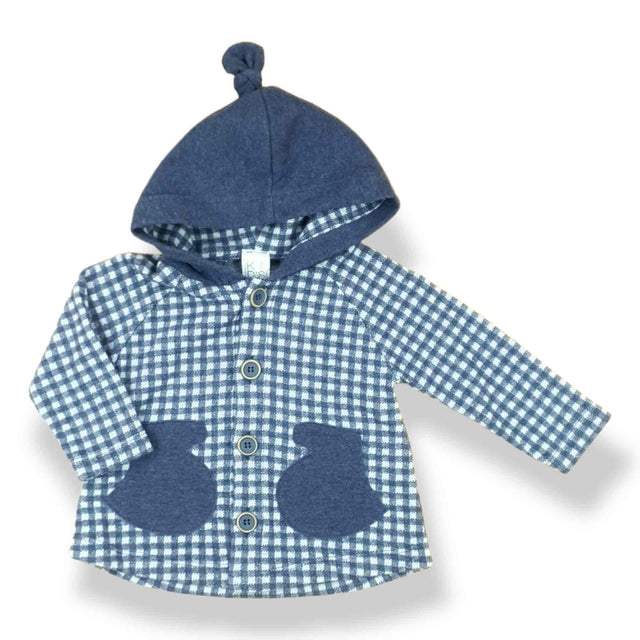 maglia aperta con cappuccio neonato e baby - Kid's Company - abbigliamento bimbo