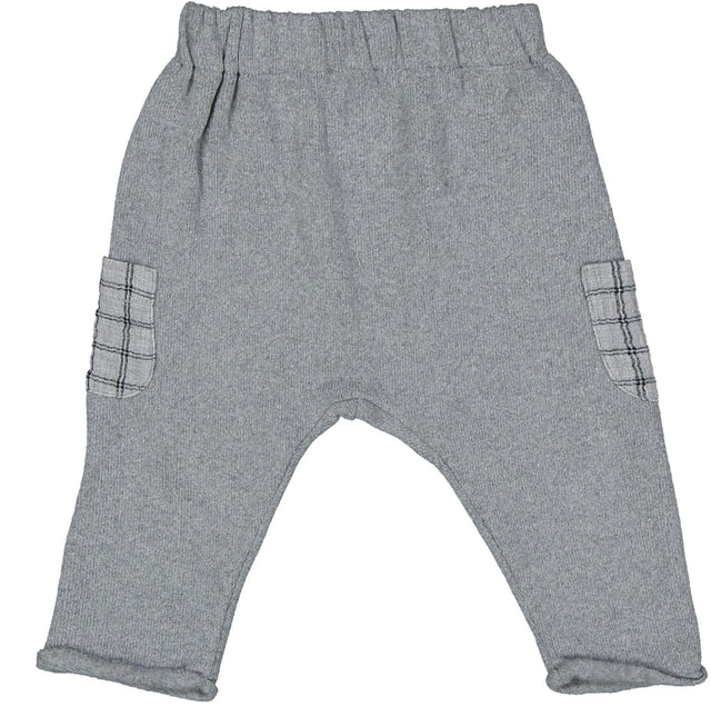 pantalone tasche quadri neonato e baby - Kid's Company - negozio bimbi