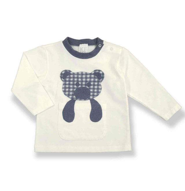 t.shirt applicazione orsetto neonato e baby - Kid's Company - children clothes