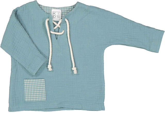 blusa in doppia garza neonato e baby - Kid's Company - abiti per bambini