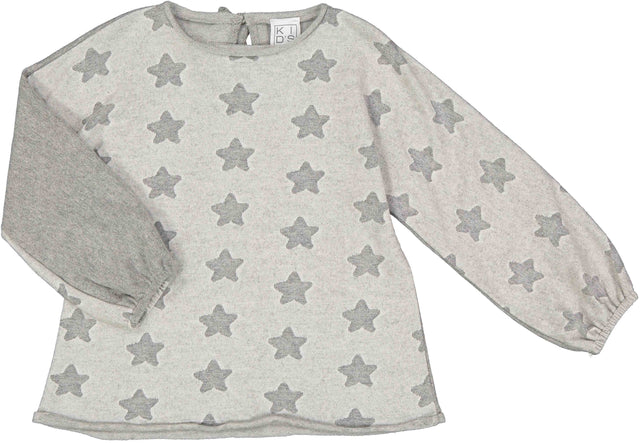 maglia felpa stelle over bambina - Kid's Company - abbigliamento 0 16