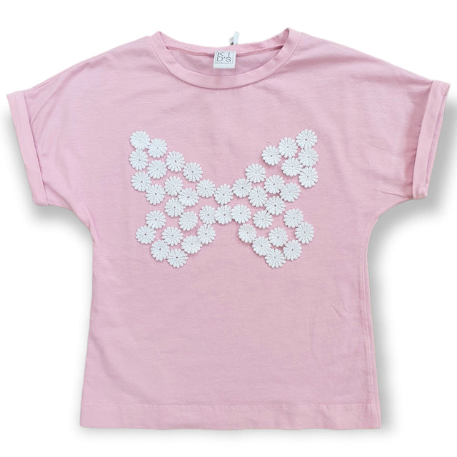 t.shirt farfalla applicaz bambina - Kid's Company - childrens clothes