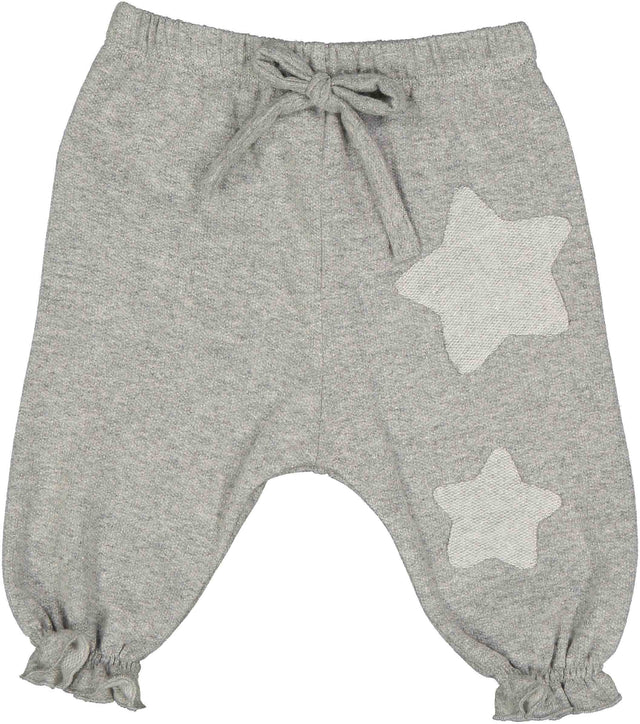 pantalone felpa arricciato neonata e baby - Kid's Company - abbigliamento infantile