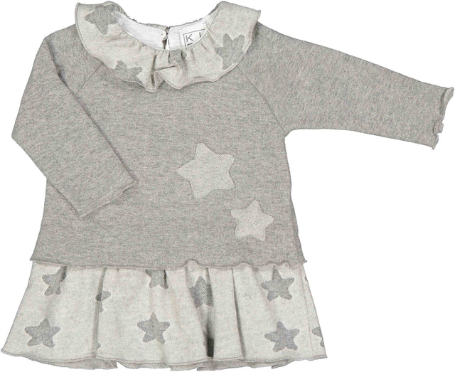 abito felpa stelle neonata e baby - Kid's Company - abbigliamento bimbi