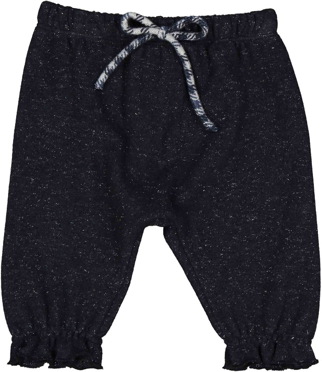 pantalone lurex blu neonata e baby - Kid's Company - abbigliamento infantile