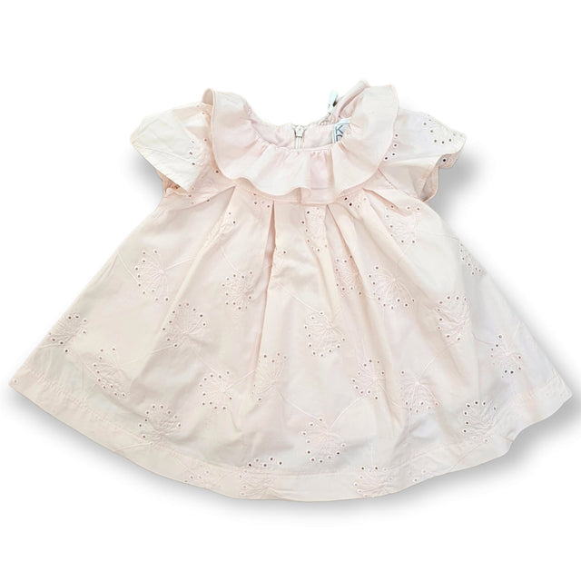vestito ricamato rametti neonata e baby - Kid's Company - abbigliamento infantile