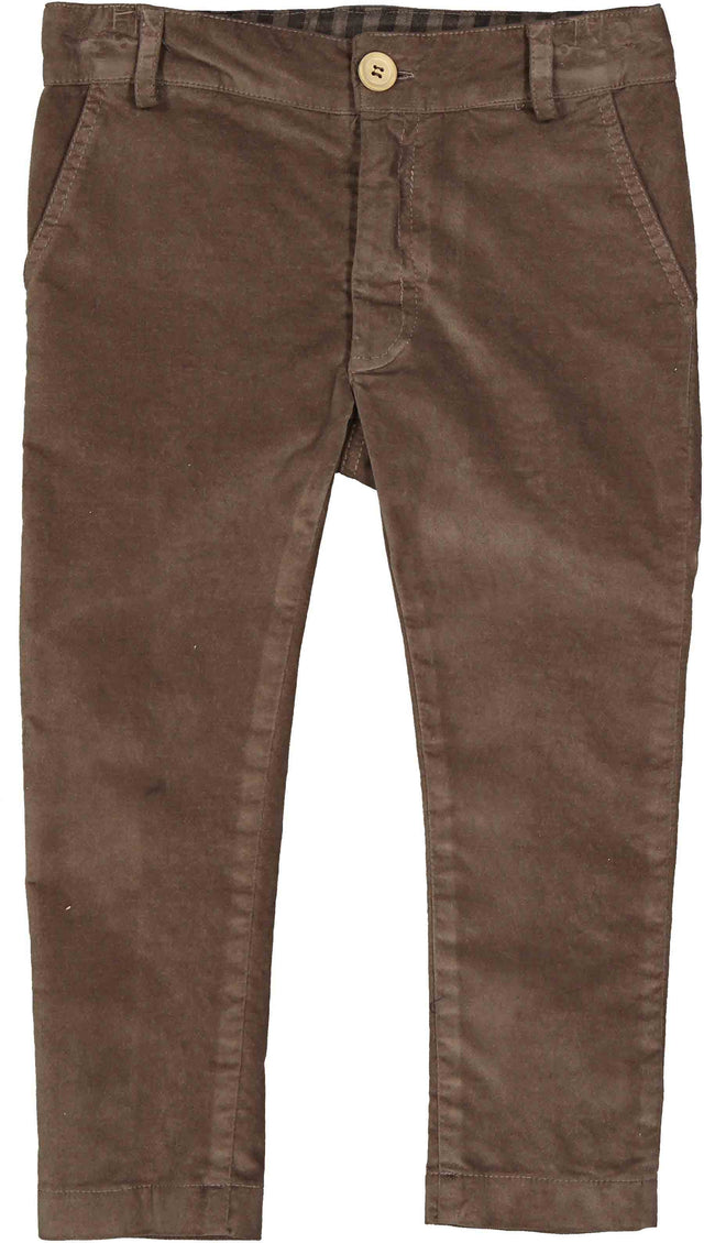 pantalone velluto liscio bambino - Kid's Company - children clothes
