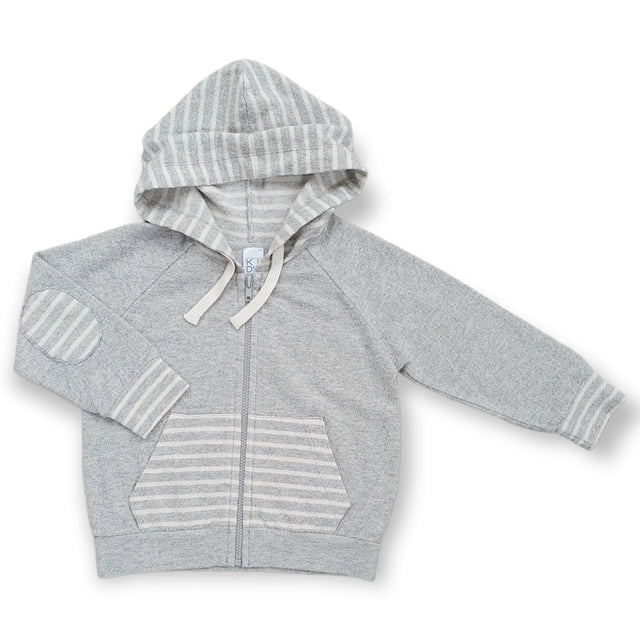 maglia zippata cappuccio bambino - Kid's Company - abbigliamento infantile