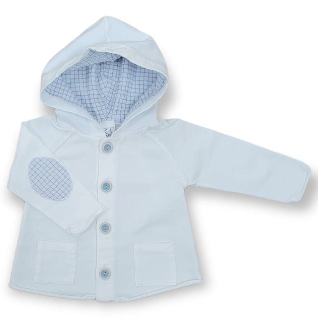 maglia aperta cappuccio neonato e baby - Kid's Company - abbigliameto neonato e bambino