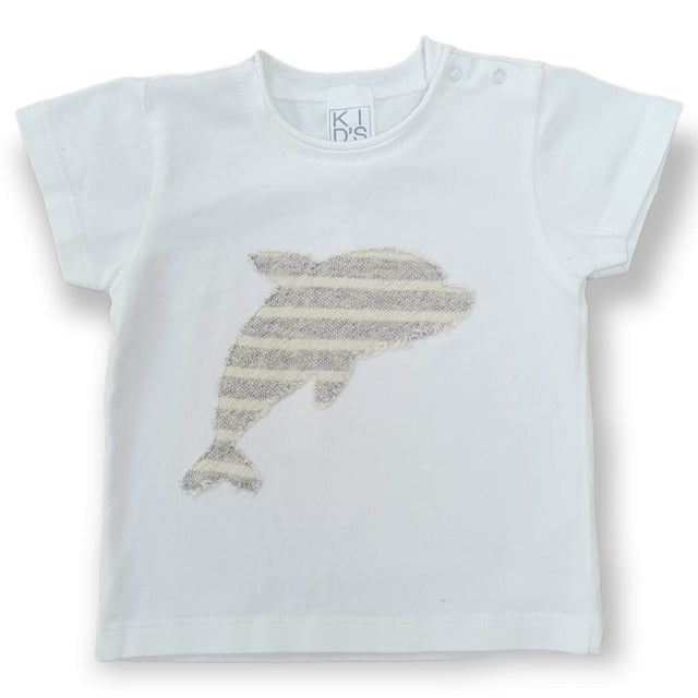 t.shirt delfino neonato e baby - Kid's Company - abbigliamento infantile